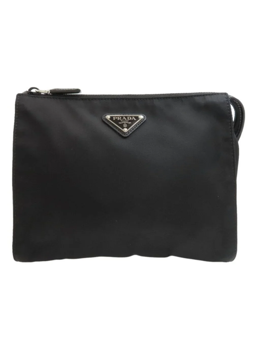 Prada Logo Pouch Nylon